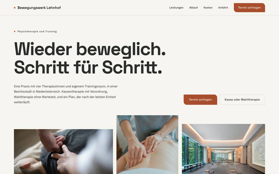 Vorschau der Beispielseite Bewegungswerk Lehnhof